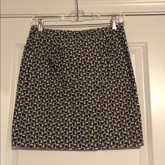 Loft Petite Small velvet patterned skirt w/ pockets - Picture 2 of 3